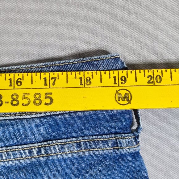 Silver Jeans Bermuda shorts women's size 34 denim blue colour Elyse straight - Picture 10 of 13